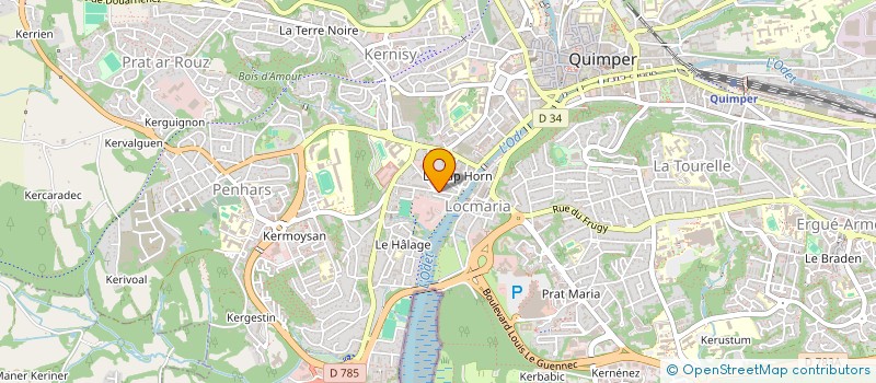 localisation de l'entreprise MY STUDY ADVISER  QUIMPER