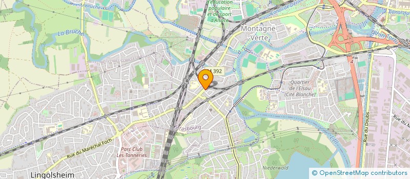 localisation de l'entreprise MY STYL à STRASBOURG