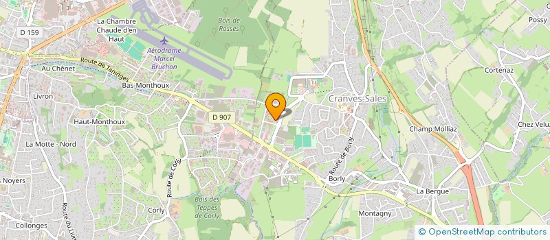 localisation de l'entreprise MY SUPPORT PROJECT  CRANVES-SALES