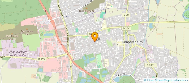 localisation de l'entreprise MY SWEET CACTUS  KINGERSHEIM