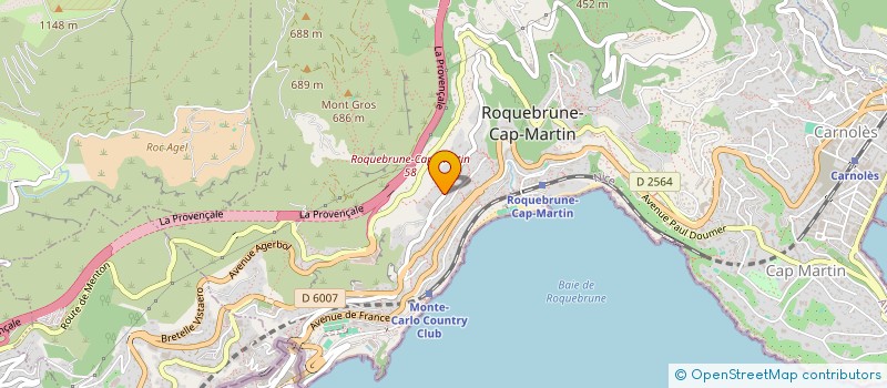 localisation de l'entreprise MY SWEET CHOUX  ROQUEBRUNE-CAP-MARTIN