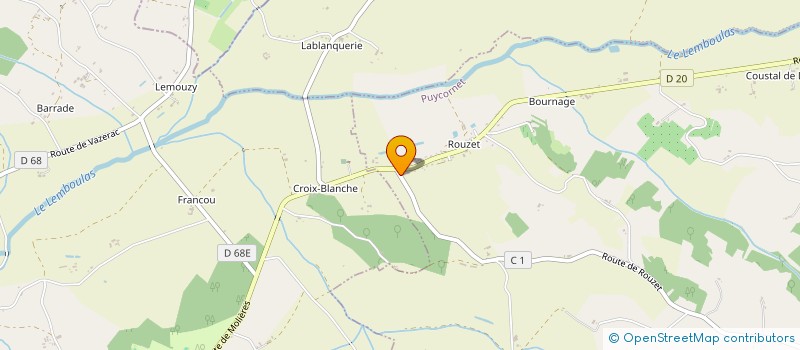 localisation de l'entreprise MY TAXI 82  PUYCORNET