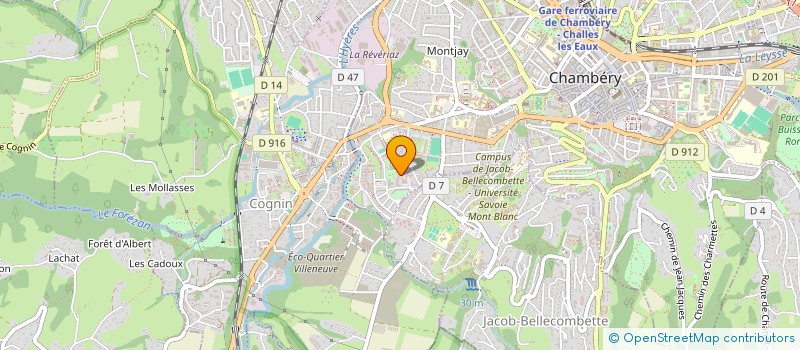 localisation de l'entreprise MY TAXI VTC 73  CHAMBERY