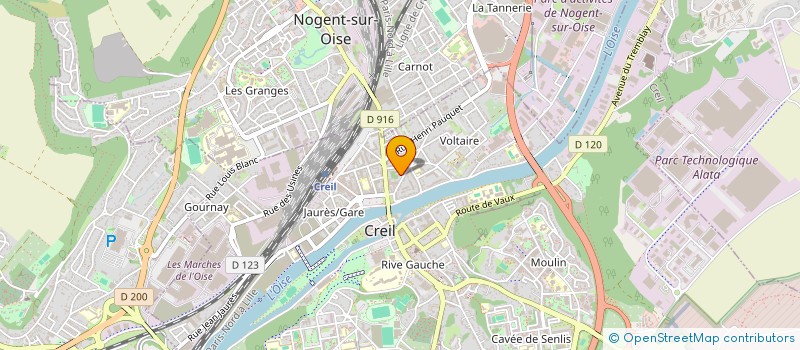 localisation de l'entreprise MY TEA FACTOTY  CREIL