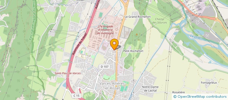 localisation de l'entreprise MY TEACHER AT HOME  VARCES-ALLIERES-ET-RISSET