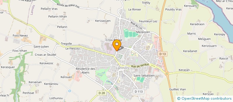 localisation de l'entreprise MY THAI 29  LANNILIS