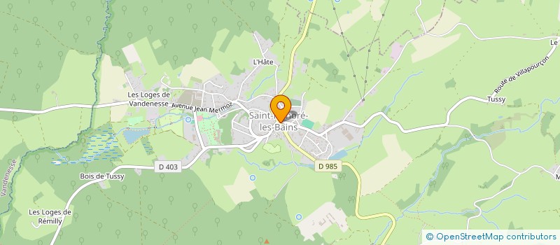 localisation de l'entreprise MY THY AWAKE FUSION  SAINT-HONORE-LES-BAINS