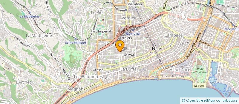 localisation de l'entreprise MY TIME COACHING à NICE