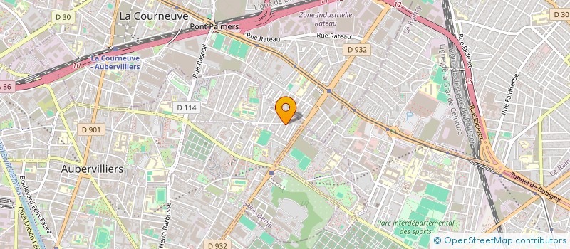 localisation de l'entreprise MY TIME TRANSPORT  AUBERVILLIERS