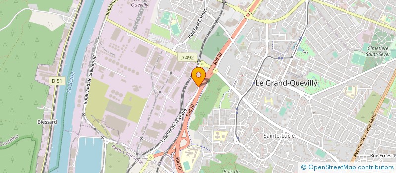 localisation de l'entreprise MY TP LOC  LE GRAND-QUEVILLY