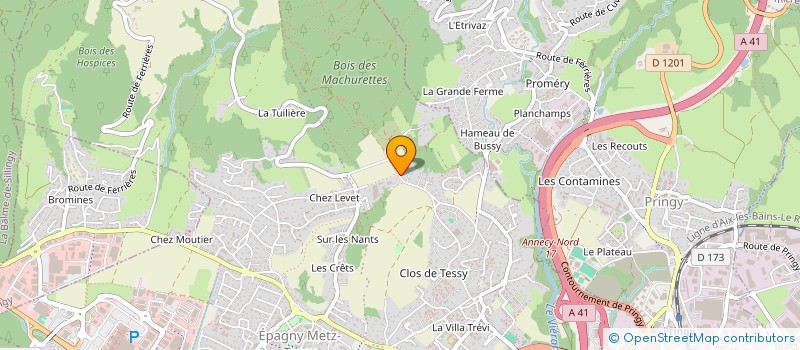 localisation de l'entreprise MY TRAINING SOLUTION  EPAGNY METZ-TESSY