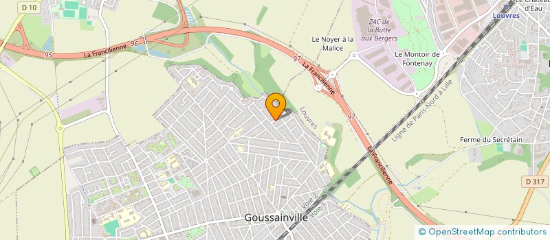 localisation de l'entreprise MY TRANSPORT  GOUSSAINVILLE