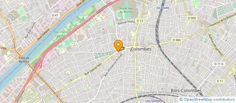 localisation de l'entreprise MY TRANSPORT SERVICES à COLOMBES