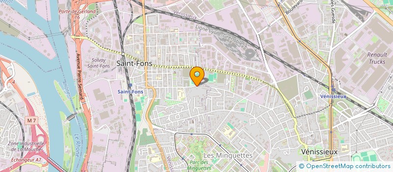 localisation de l'entreprise MY TRANSPORTS à SAINT-FONS