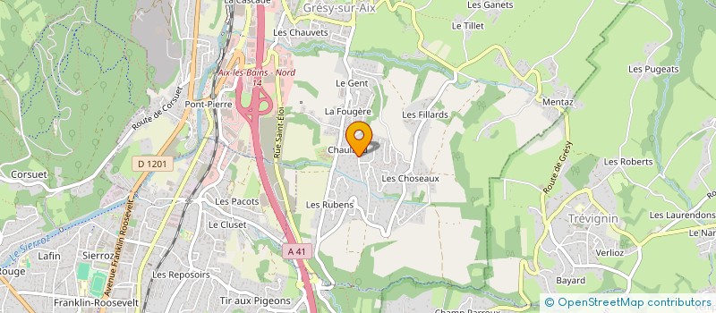 localisation de l'entreprise MY TRAVAUX  GRESY-SUR-AIX