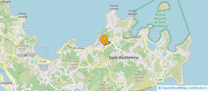localisation de l'entreprise MY TRAVEL ST BARTH à SAINT-BARTHELEMY