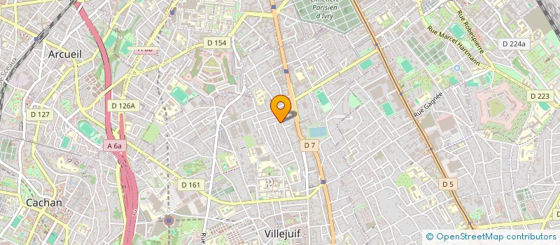 localisation de l'entreprise MY VELOURIA  VILLEJUIF