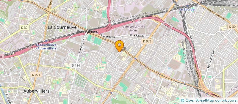 localisation de l'entreprise MY VTC PARIS à LA COURNEUVE