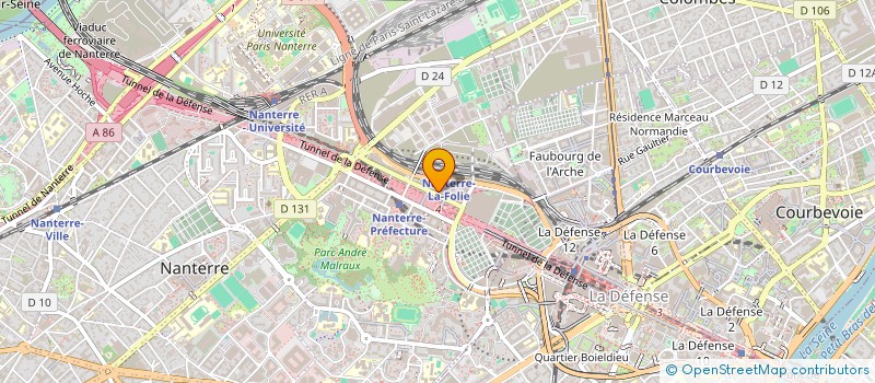 localisation de l'entreprise MY WAY LEARNING  NANTERRE