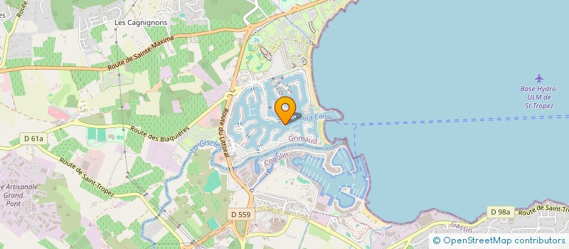 localisation de l'entreprise MY WORLD BOAT  GRIMAUD