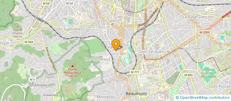 localisation de l'entreprise MY WORLD EVENTS  CLERMONT-FERRAND