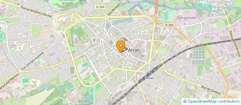 localisation de l'entreprise MY YOGA ALCHIMIE à ARRAS