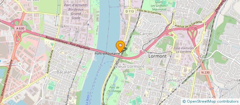 localisation de l'entreprise MY-ZONE  LABARDE