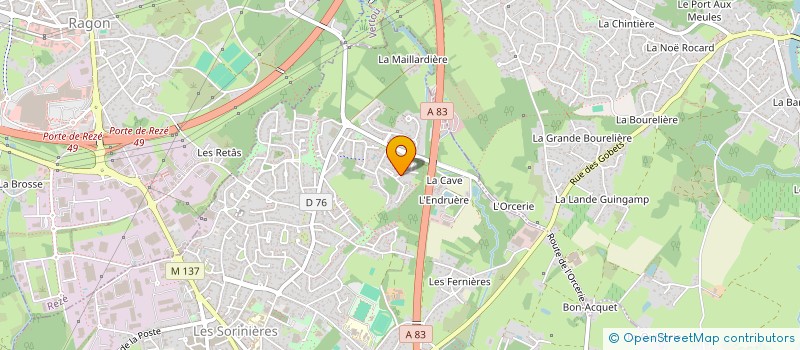 localisation de l'entreprise MY1PACT  LES SORINIERES