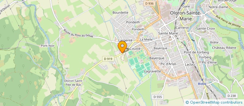 localisation de l'entreprise MY2ROUES64  BIDOS