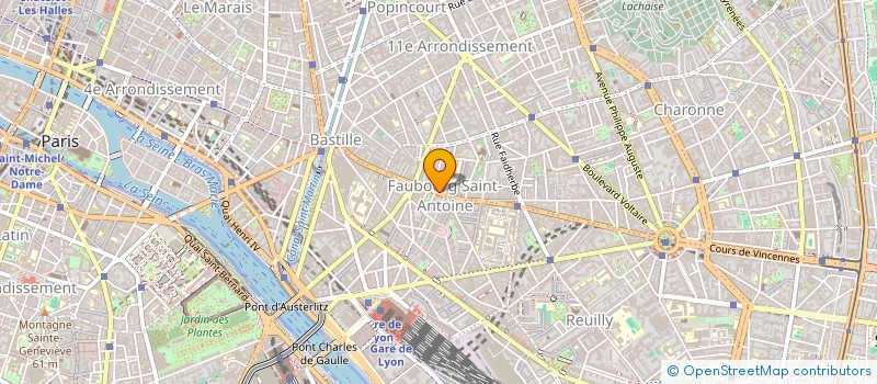 localisation de l'entreprise MY3 à PARIS 11