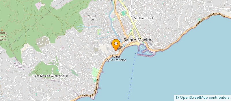 localisation de l'entreprise MYA à SAINTE-MAXIME