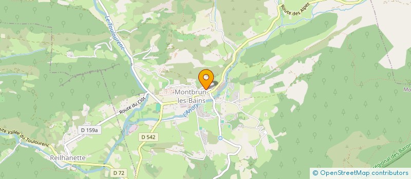 localisation de l'entreprise MYA  MONTBRUN-LES-BAINS