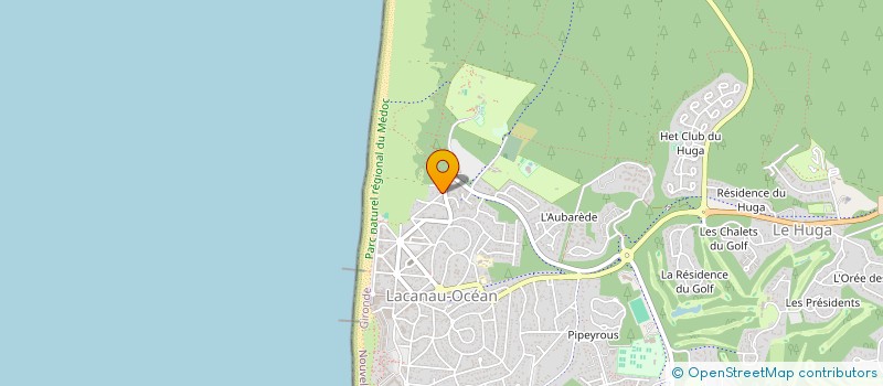 localisation de l'entreprise MYA  LACANAU