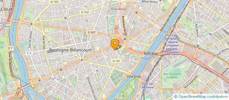 localisation de l'entreprise MYA EVENTS à BOULOGNE-BILLANCOURT