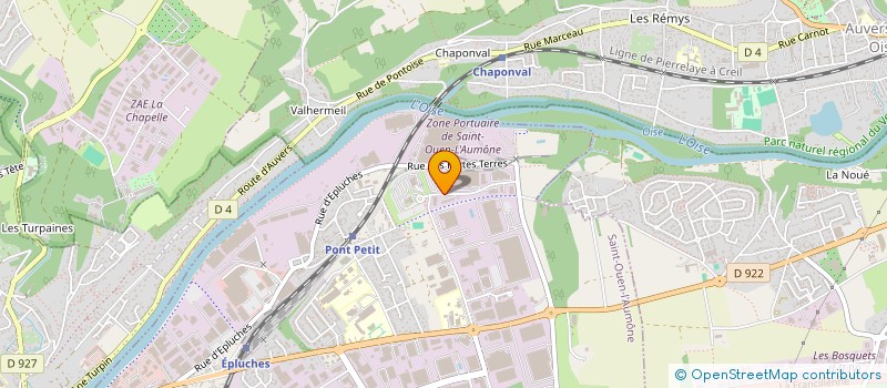 localisation de l'entreprise MYA INVEST  SAINT-OUEN-L'AUMONE