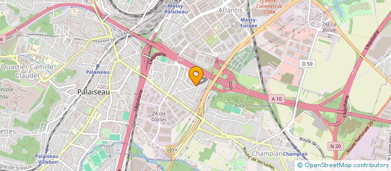 localisation de l'entreprise MYA TAXIS à PALAISEAU