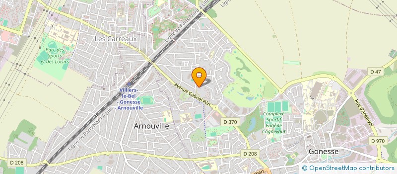 localisation de l'entreprise MYAA INVEST  GONESSE