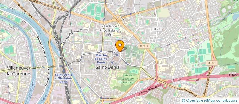 localisation de l'entreprise MYAAF à SAINT-DENIS