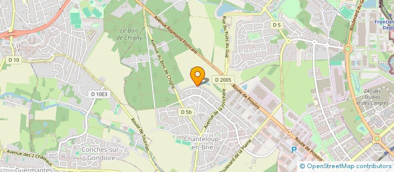 localisation de l'entreprise MYAB à CHANTELOUP-EN-BRIE