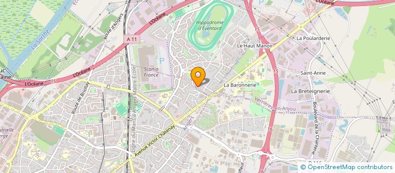 localisation de l'entreprise MYAD 85  ECOUFLANT