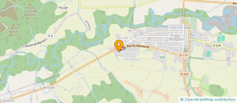 localisation de l'entreprise MYAEE à TEILHET