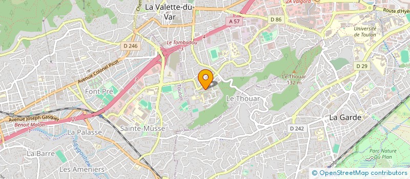 localisation de l'entreprise MYAEL à LA VALETTE-DU-VAR