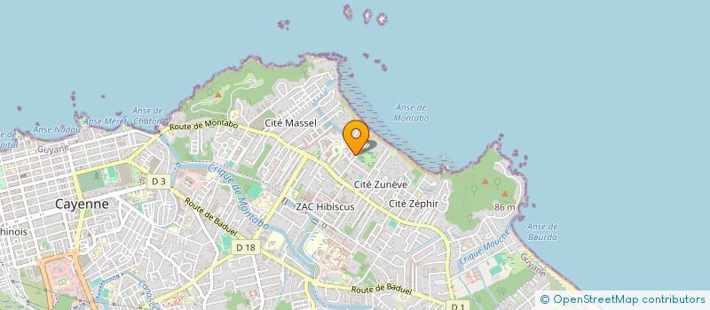 localisation de l'entreprise MYAH  CAYENNE