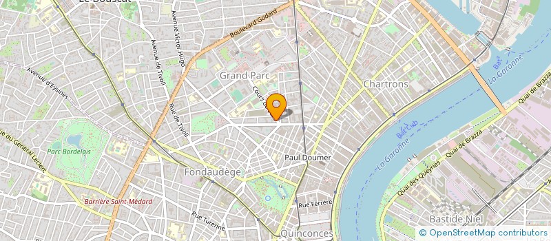localisation de l'entreprise MYAM AGENCY à BORDEAUX