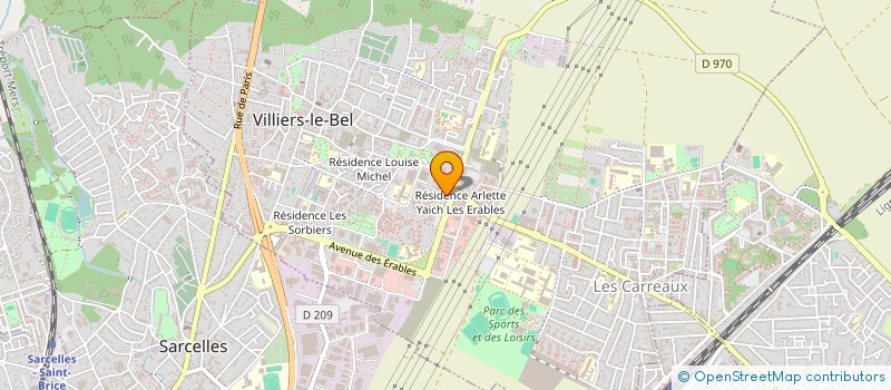 localisation de l'entreprise MYAME  VILLIERS-LE-BEL