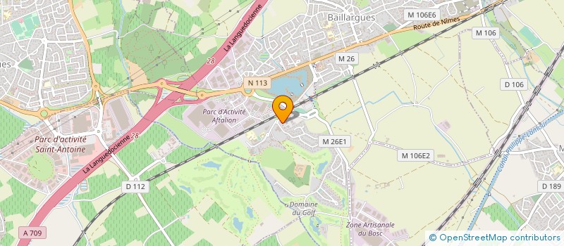 localisation de l'entreprise MYAMO à BAILLARGUES