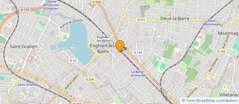 localisation de l'entreprise MYAN à ENGHIEN-LES-BAINS