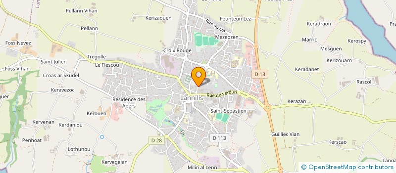 localisation de l'entreprise MYANE  LANNILIS