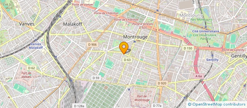 localisation de l'entreprise MYARMONA  MONTROUGE