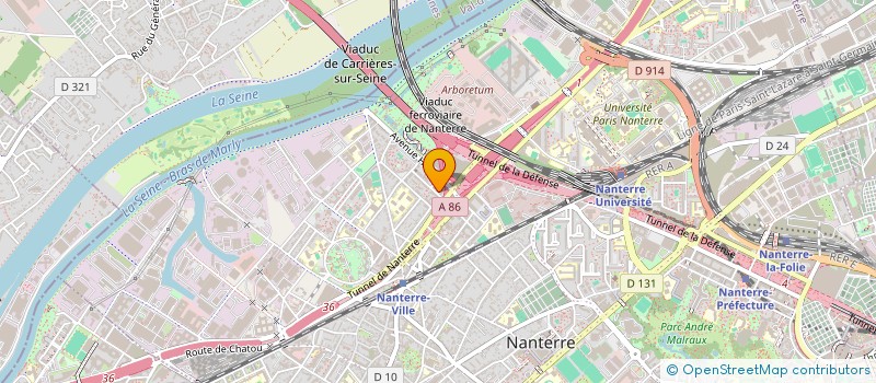 localisation de l'entreprise MYAS CAR SERVICES  NANTERRE